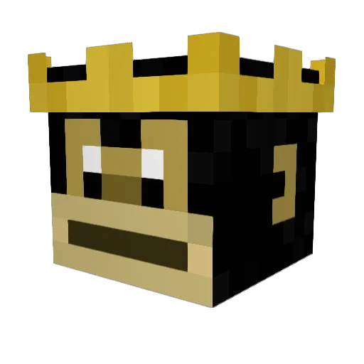 Breeew Minecraft avatar head, 3D render