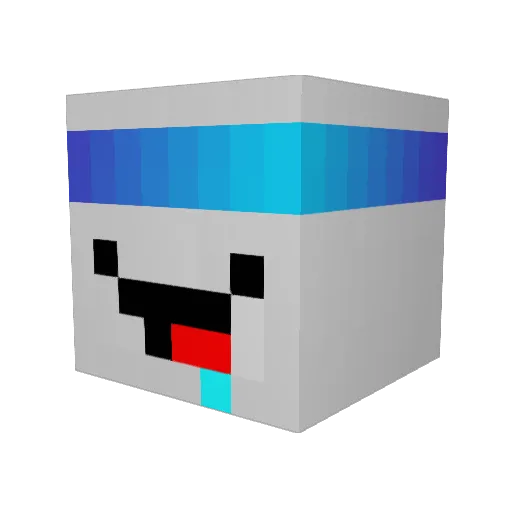 Breeezzzyyyy Minecraft avatar head, 3D render