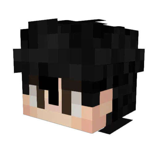 Breekachu1993 Minecraft avatar head, 3D render