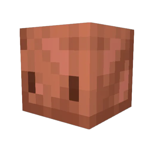 Breen_Wallace Minecraft avatar head, 3D render