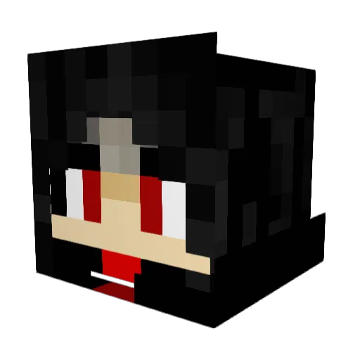 Breesyyy Minecraft avatar head, 3D render