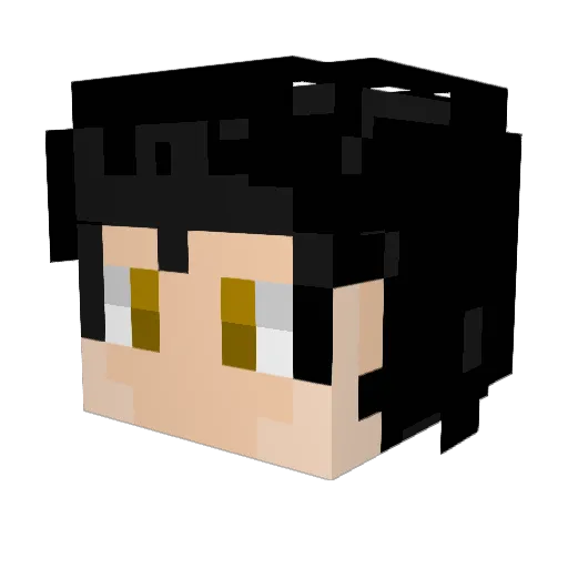 BreezeSketches Minecraft avatar head, 3D render