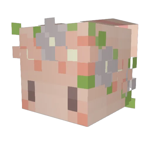 Breezeybee Minecraft avatar head, 3D render