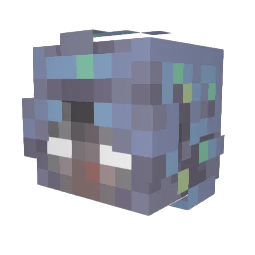 Breezie311 Minecraft avatar head, 3D render