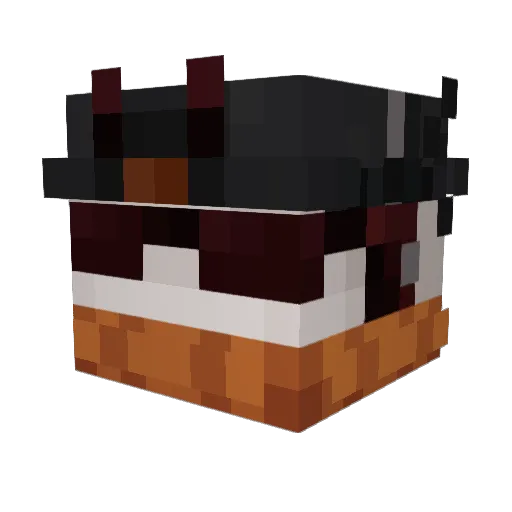 Breezist Minecraft avatar head, 3D render