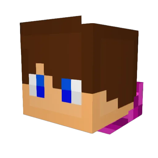 Breezy4L Minecraft avatar head, 3D render