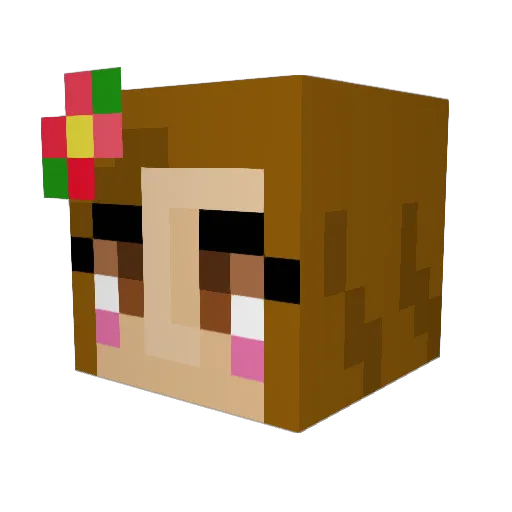 BreezyBri88 Minecraft avatar head, 3D render