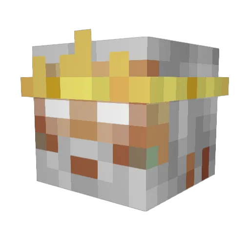 BreezyDollar Minecraft avatar head, 3D render