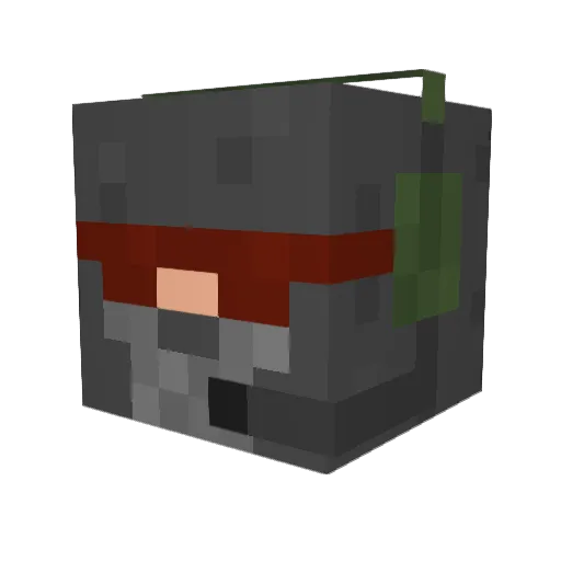 BreezyIEA Minecraft avatar head, 3D render