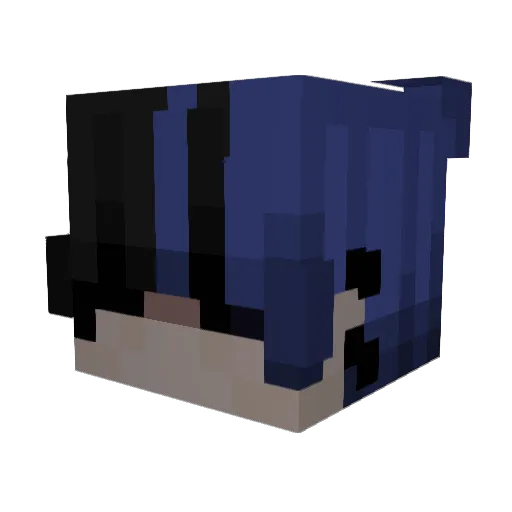 Breezyyy01 Minecraft avatar head, 3D render