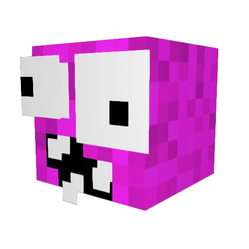 BreityB Minecraft avatar head, 3D render