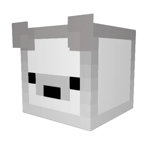 Brellis2 Minecraft avatar head, 3D render