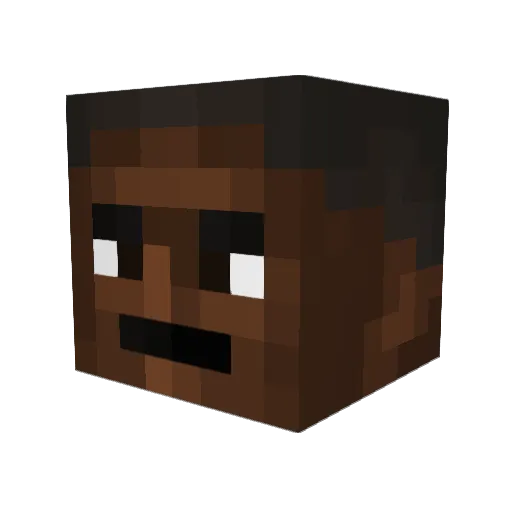 BrellowOnYt Minecraft avatar head, 3D render