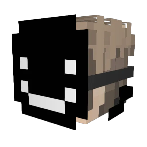 Bremse10 Minecraft avatar head, 3D render