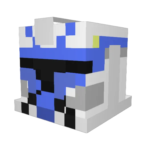 Bren223 Minecraft avatar head, 3D render