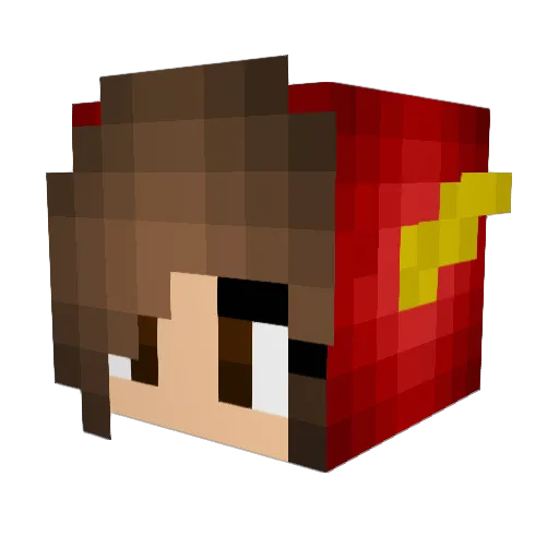 Brenda_Cst Minecraft avatar head, 3D render