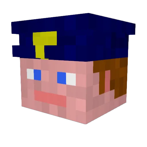 Brendaddy69696 Minecraft avatar head, 3D render