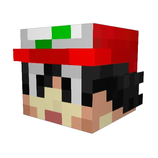 Brendal1 Minecraft avatar head, 3D render