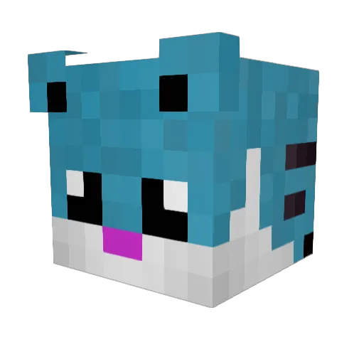 Brendan8723 Minecraft avatar head, 3D render