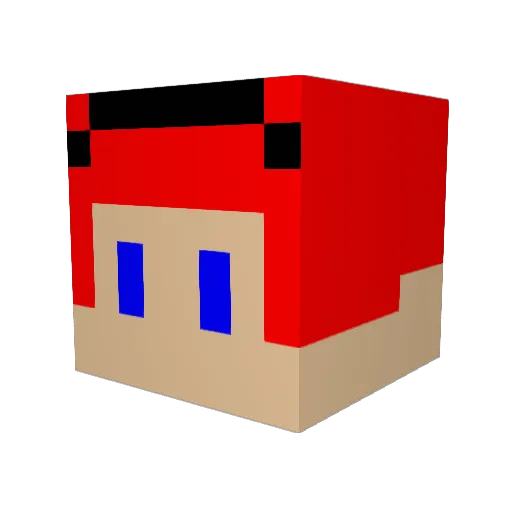 BrendanMDul Minecraft avatar head, 3D render