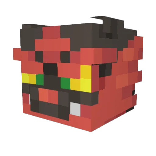 Brendan_Colon Minecraft avatar head, 3D render