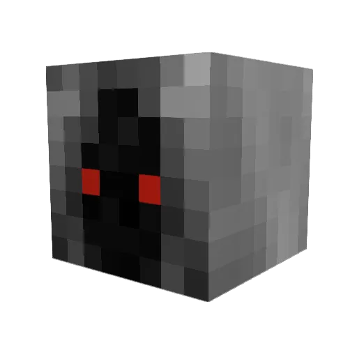 Brendansk Minecraft avatar head, 3D render