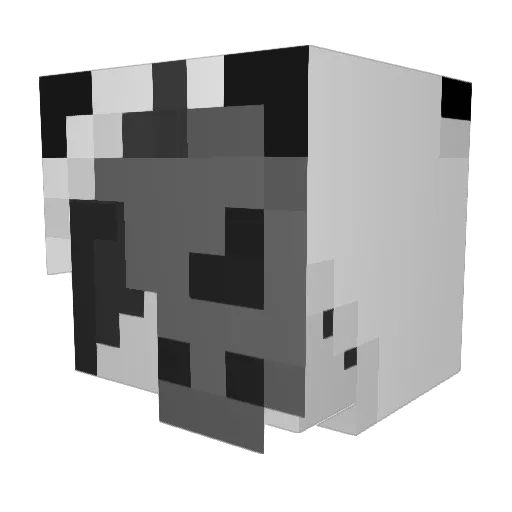 Brendermann Minecraft avatar head, 3D render