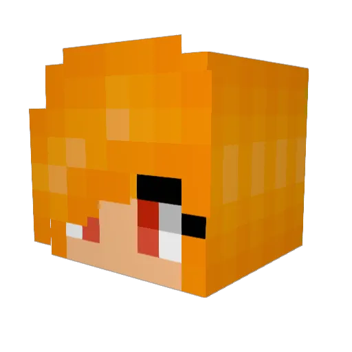 BrendoMarshall Minecraft avatar head, 3D render