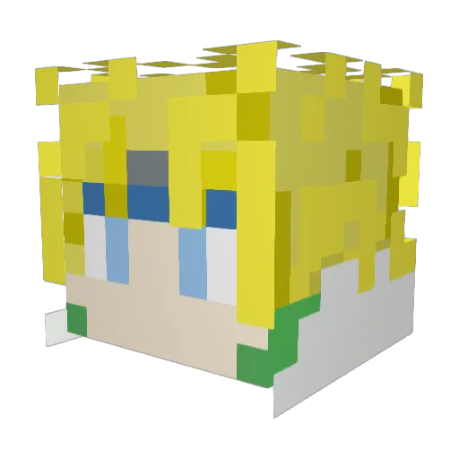 Brendyn223 Minecraft avatar head, 3D render