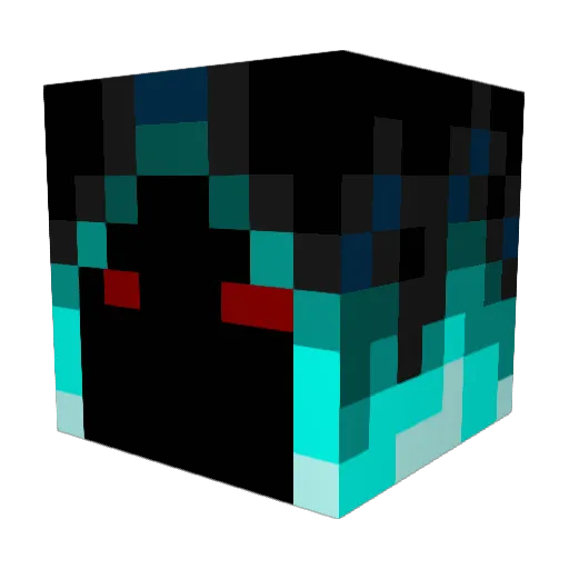 Brendztt Minecraft avatar head, 3D render