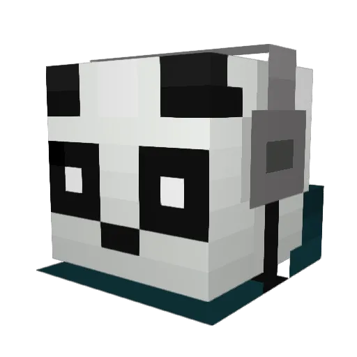 Brenfan Minecraft avatar head, 3D render