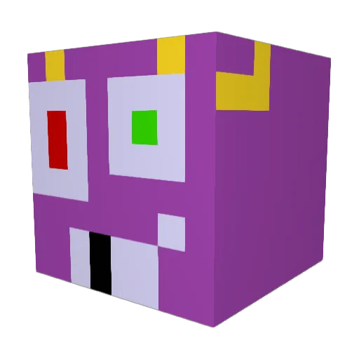 Brenna320 Minecraft avatar head, 3D render