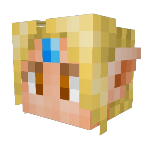 BrennanTheBeast Minecraft avatar head, 3D render