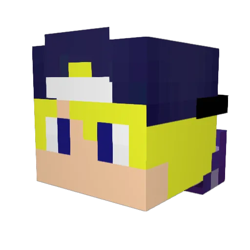 BrennoX_Gamer Minecraft avatar head, 3D render