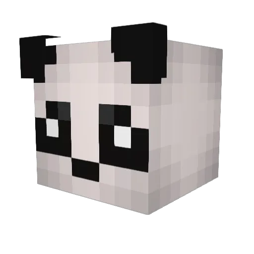 Brennskii Minecraft avatar head, 3D render