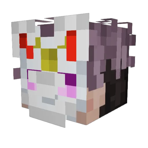 BrenoYT1476 Minecraft avatar head, 3D render