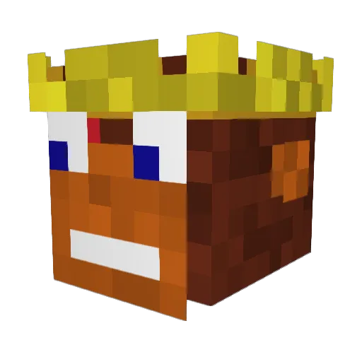 Brenounster Minecraft avatar head, 3D render