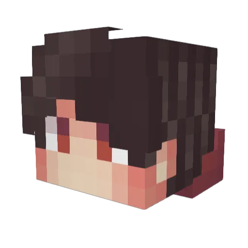 BrentonK Minecraft avatar head, 3D render