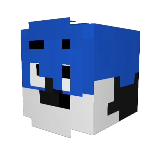 Brentonium32 Minecraft avatar head, 3D render