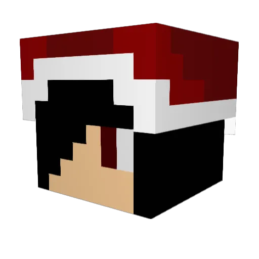 Bret1234 Minecraft avatar head, 3D render