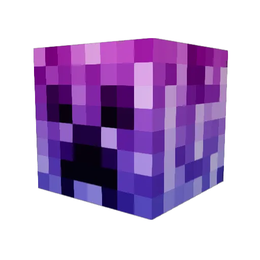 Bretah Minecraft avatar head, 3D render