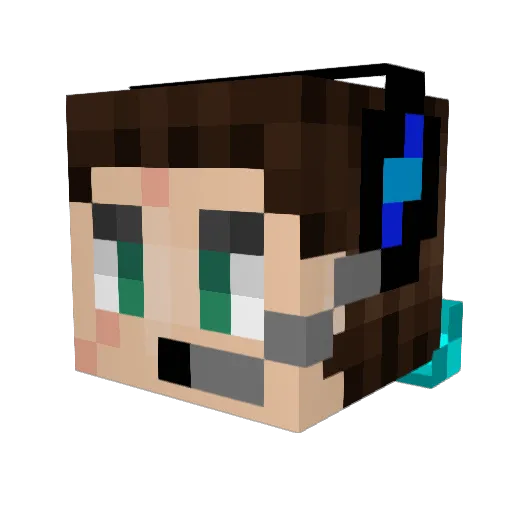 BrethrelJoe Minecraft avatar head, 3D render