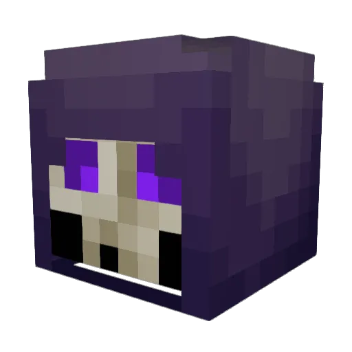 Brettosaurus Minecraft avatar head, 3D render