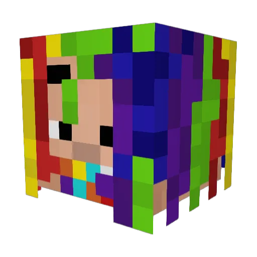 Brettzel55 Minecraft avatar head, 3D render