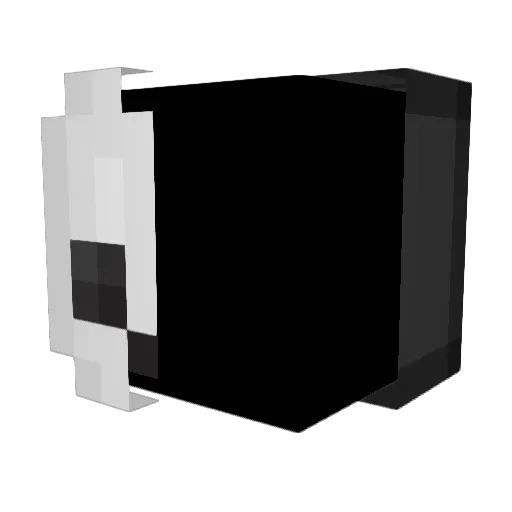 Breuk Minecraft avatar head, 3D render
