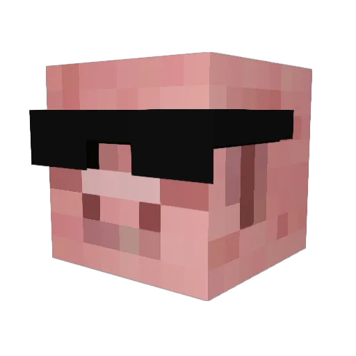 Brewer7 Minecraft avatar head, 3D render