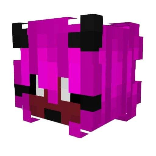 BrewingHell Minecraft avatar head, 3D render