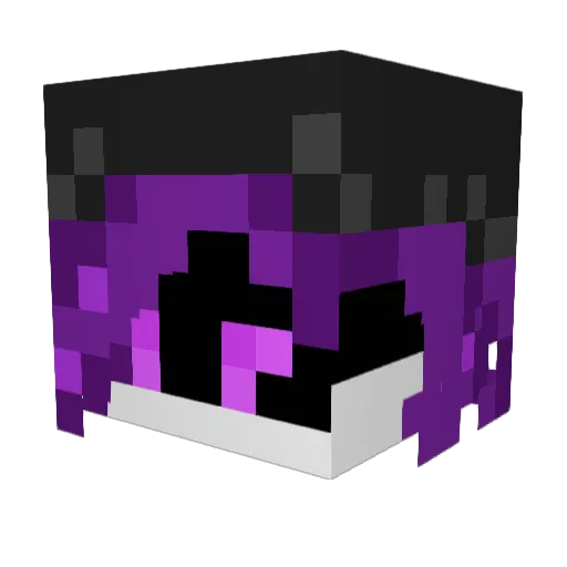 Breyam Minecraft avatar head, 3D render