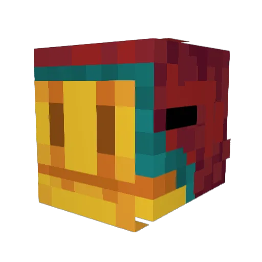 BreyonG Minecraft avatar head, 3D render