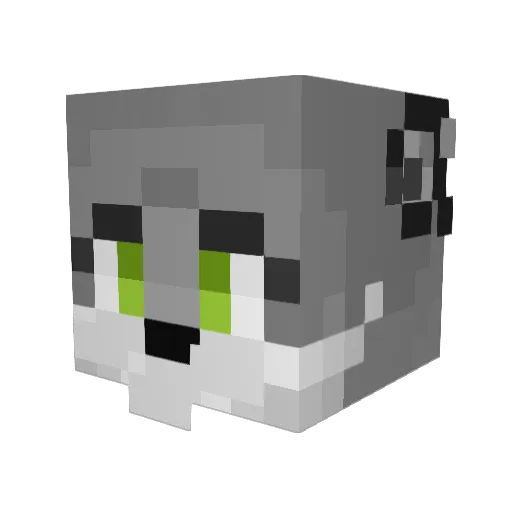 Brheniero Minecraft avatar head, 3D render